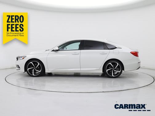 White 2018 Honda Accord Sport