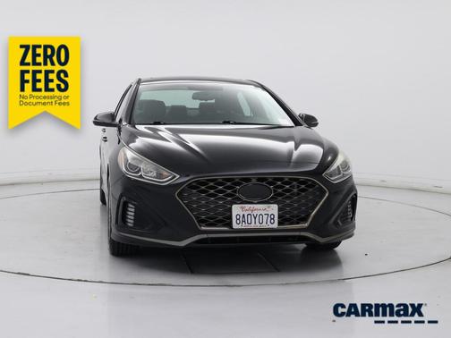 Black 2018 Hyundai SONATA Sport