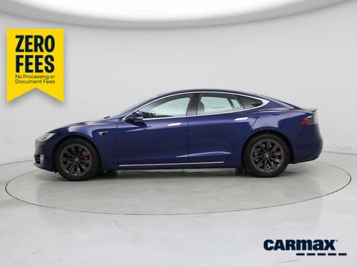 Blue 2019 Tesla Model S Performance