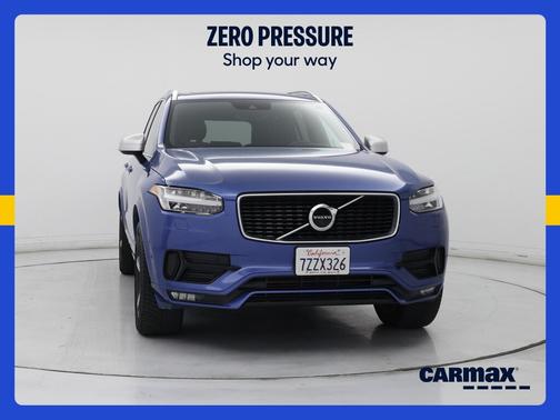Blue 2017 Volvo XC90 T6 R-Design