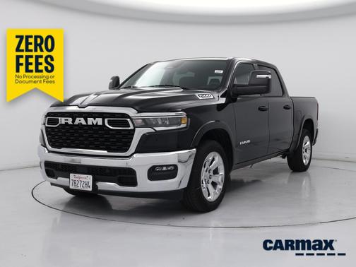 Black 2025 RAM 1500 Bighorn