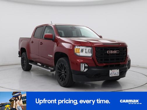 Red 2022 GMC Canyon Elevation