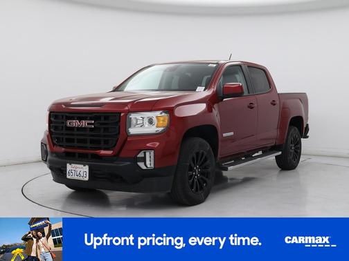 Red 2022 GMC Canyon Elevation