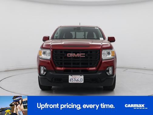 Red 2022 GMC Canyon Elevation