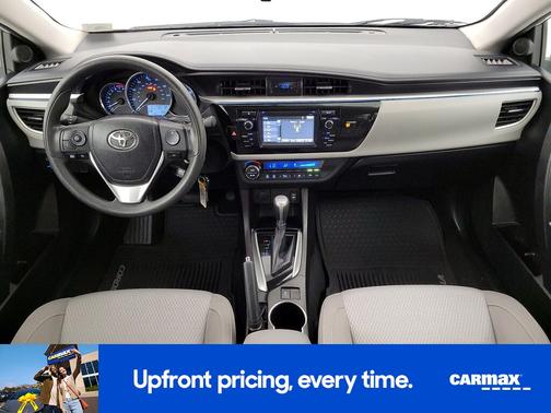 White 2015 Toyota Corolla LE Eco