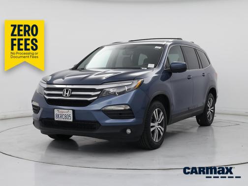 Blue 2017 Honda Pilot EX-L