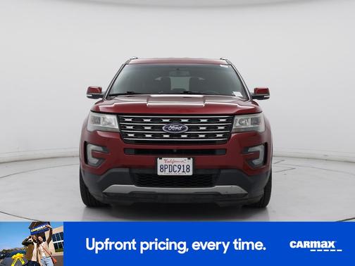 Red 2017 Ford Explorer Limited