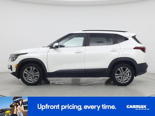 White 2021 Kia Seltos S