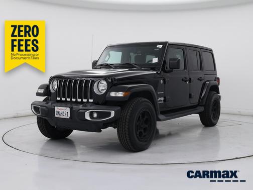 Black 2022 Jeep Wrangler Unlimited Sahara