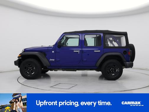 Blue 2020 Jeep Wrangler Unlimited Sport
