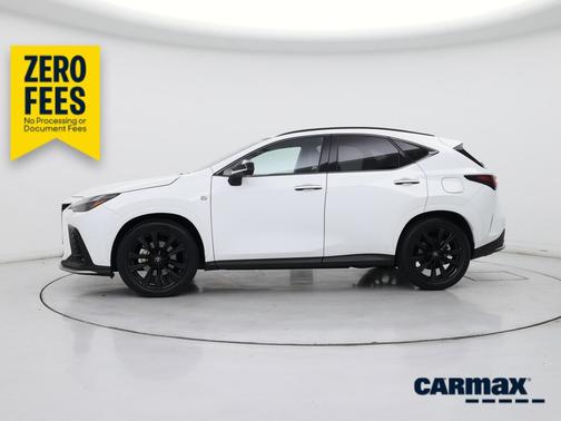 White 2024 Lexus NX 450h+ F-SPORT Handling
