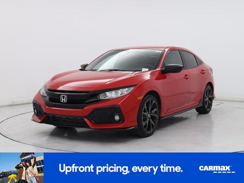 Red 2017 Honda Civic Sport