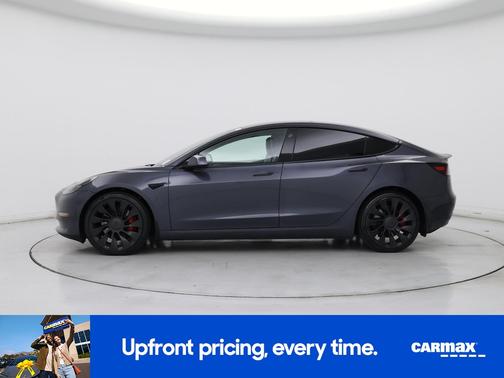 Gray 2023 Tesla Model 3 Performance