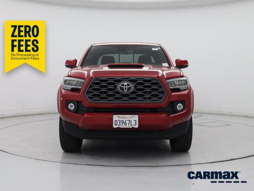 Red 2022 Toyota Tacoma TRD Sport
