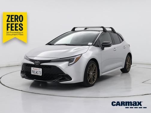 Silver 2025 Toyota Corolla Hatchback Nightshade