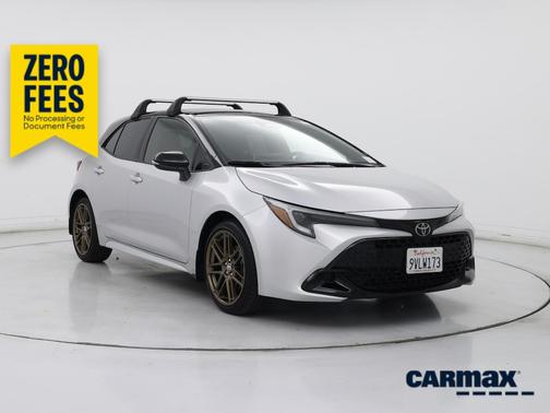 Silver 2025 Toyota Corolla Hatchback Nightshade