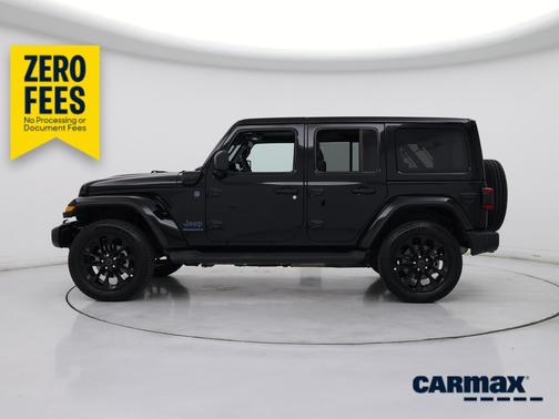Black 2025 Jeep Wrangler 4xe Sahara