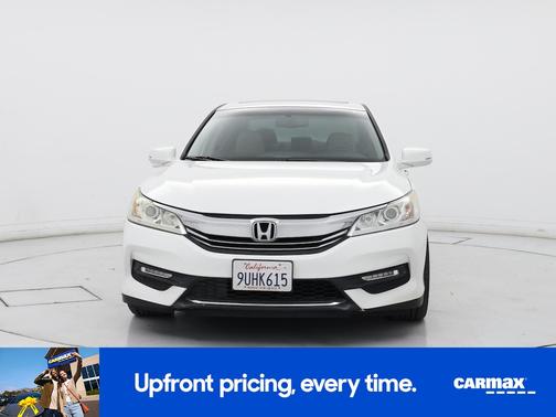 White 2016 Honda Accord EX-L
