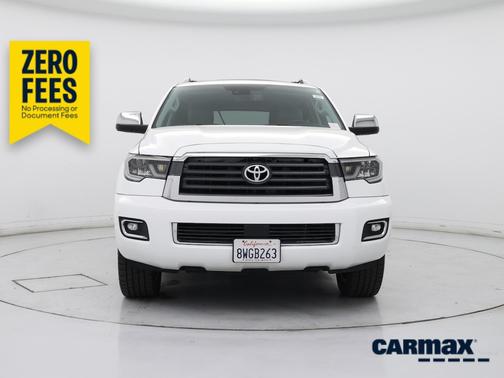 White 2019 Toyota Sequoia Limited