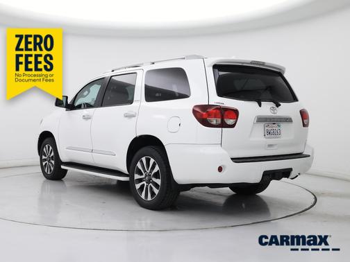 White 2019 Toyota Sequoia Limited