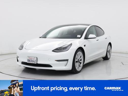 White 2021 Tesla Model 3 Standard Range Plus