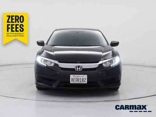 Black 2018 Honda Civic LX