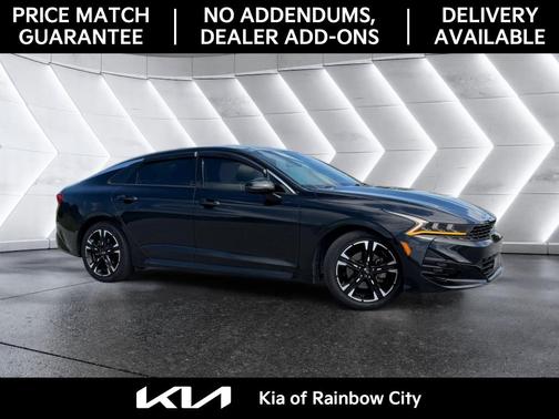 Ebony Black 2021 Kia K5 GT-Line
