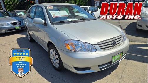 Lunar Mist 2003 Toyota Corolla LE