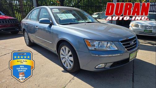 Blue 2009 Hyundai SONATA Limited