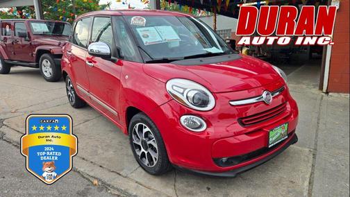 Red 2014 FIAT 500 Lounge