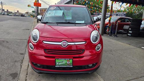 Red 2014 FIAT 500 Lounge