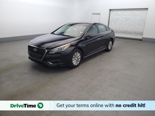 Eclipse Black 2016 Hyundai SONATA Hybrid SE