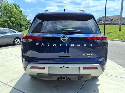 Deep Ocean Blue Pearl 2025 Nissan Pathfinder Platinum 4WD