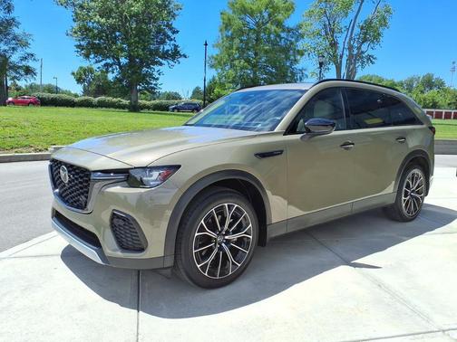 Zircon Sand Metallic 2025 Mazda CX-70 PHEV Premium Package