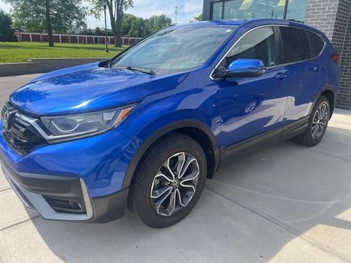 Blue 2021 Honda CR-V AWD EX-L