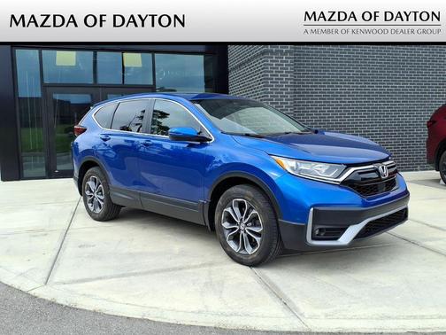 Blue 2021 Honda CR-V AWD EX-L