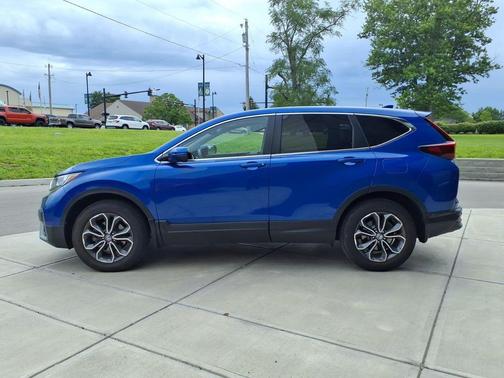 Blue 2021 Honda CR-V AWD EX-L