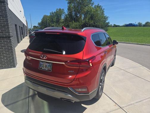 Lava Orange 2020 Hyundai SANTA FE Limited 2.0T