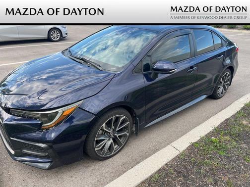 Blueprint w/Black Sand Pearl Roof 2021 Toyota Corolla SE