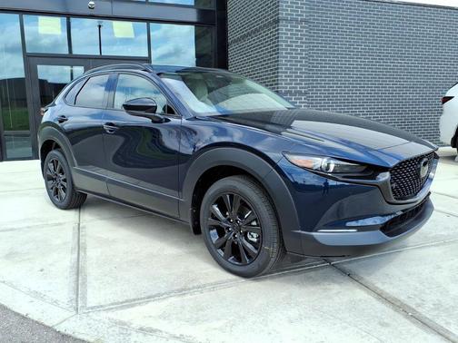 Deep Crystal Blue Mica 2026 Mazda CX-30 2.5 Turbo Premium Plus Package