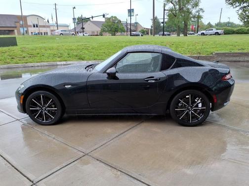 Jet Black Mica 2025 Mazda MX-5 Miata RF Grand Touring