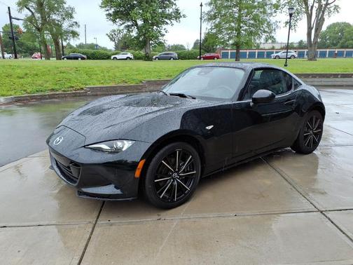 Jet Black Mica 2025 Mazda MX-5 Miata RF Grand Touring