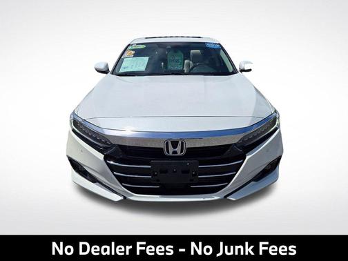 Platinum White 2021 Honda Accord Touring 2.0T