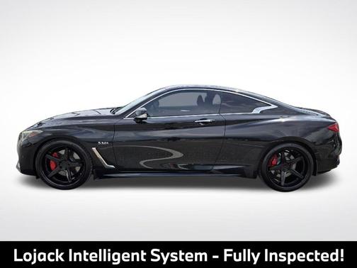Midnight Black 2018 INFINITI Q60 3.0t Red Sport 400