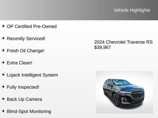 2024 Chevrolet Traverse RS
