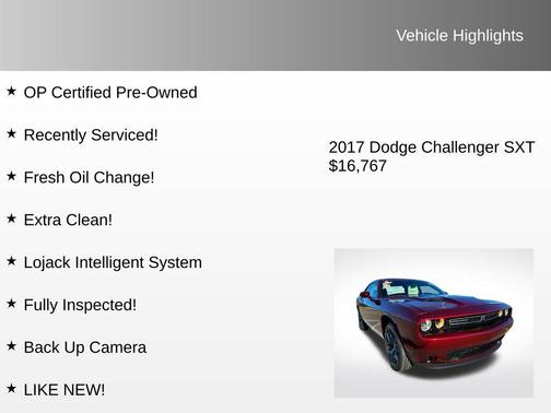 2017 Dodge Challenger SXT