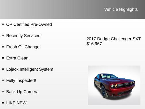 2017 Dodge Challenger SXT
