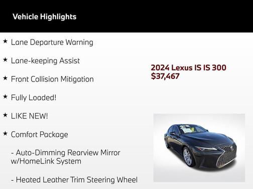 Caviar 2024 Lexus IS 300 Base