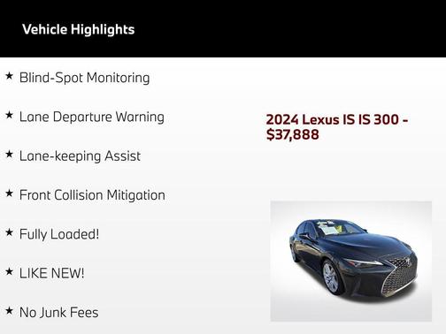 Caviar 2024 Lexus IS 300 Base
