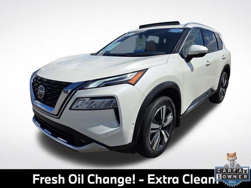 Pearl White Tricoat 2021 Nissan Rogue Platinum